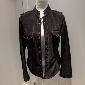 Andrew Marc Suede Military Jacket